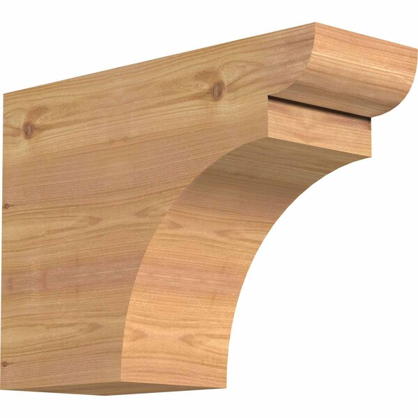 Ekena Millwork Yorktown Smooth Rafter Tail, Western Red Cedar, 5 1/2"W x 12"H x 16"L RFT06X12X16YOR00SWR - main